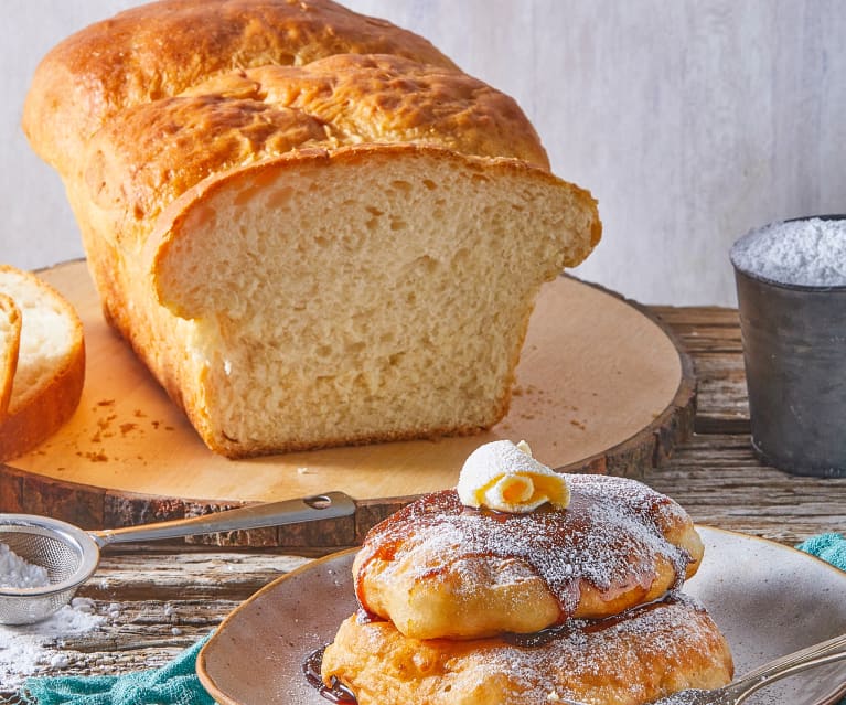 Newfoundland White Bread and Toutons (Frybread)