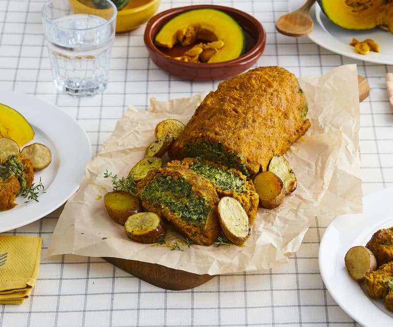 Polpettone zucca e spinaci