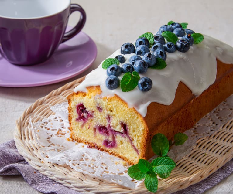 Plumcake al limone e mirtilli