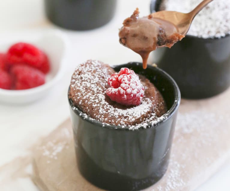 Steamed Chocolate Lava Cakes - Cookidoo® – platform resep resmi Thermomix®