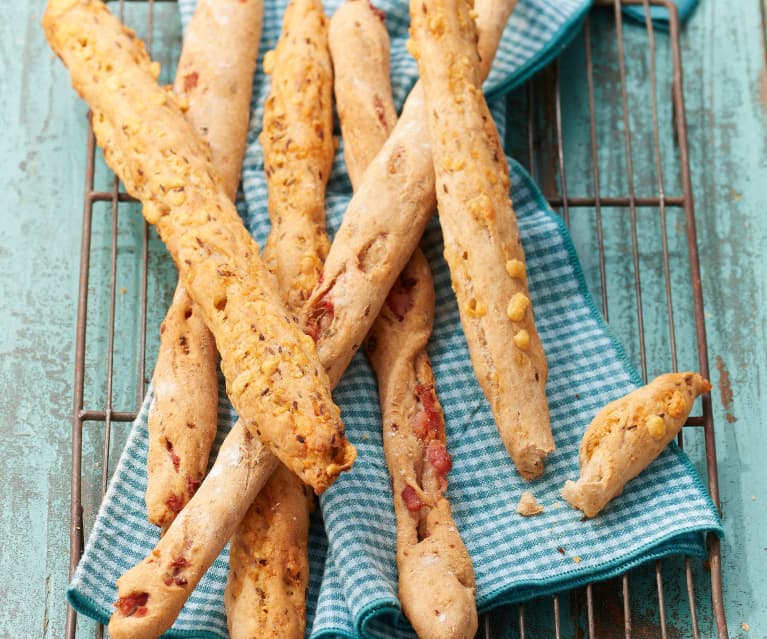 Ficelles aux lardons et herbes de Provence