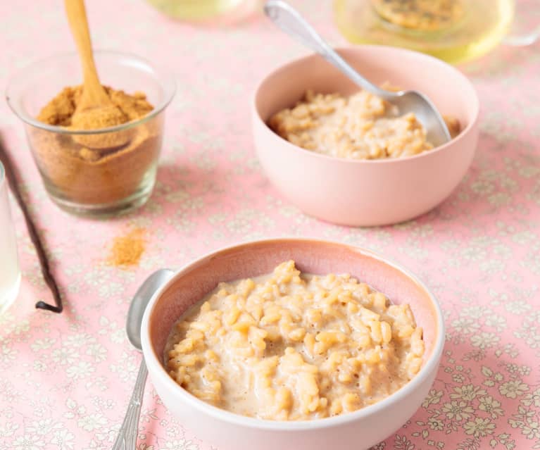 Recette bébé 12 mois : Crème de riz aux poires