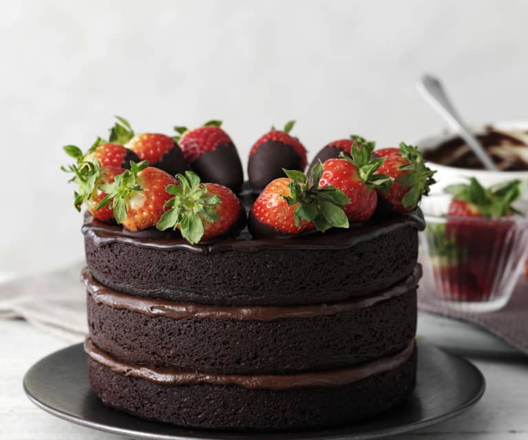 Triple Chocolate Layer Cake