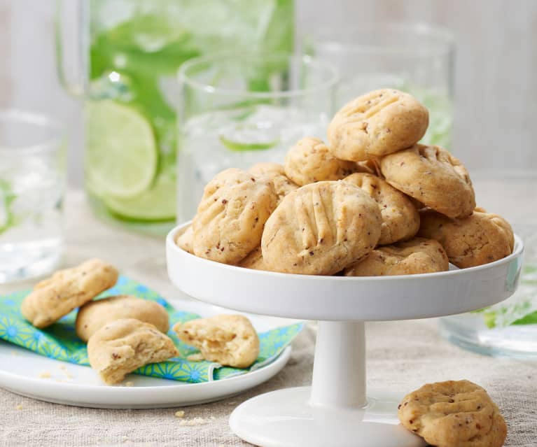 Biscuits à la moutarde à l'ancienne