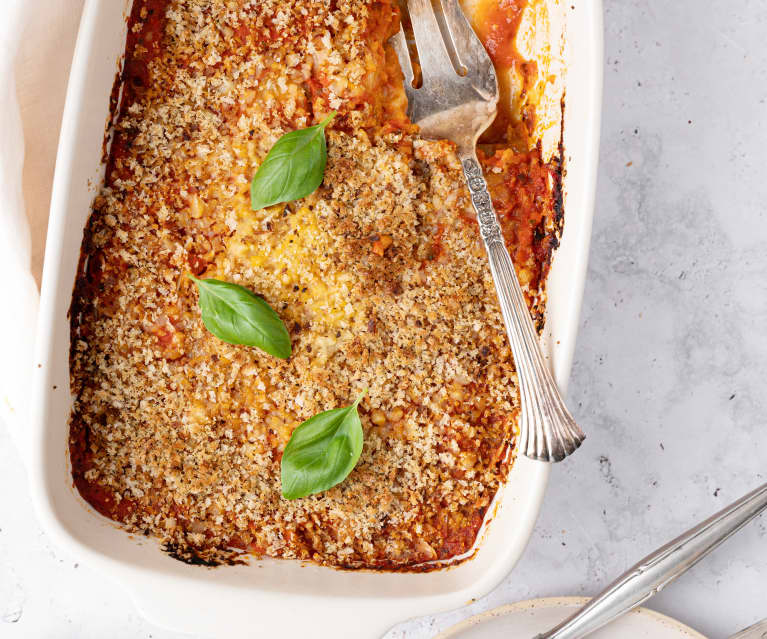 Parmigiana di finocchi (vegan)