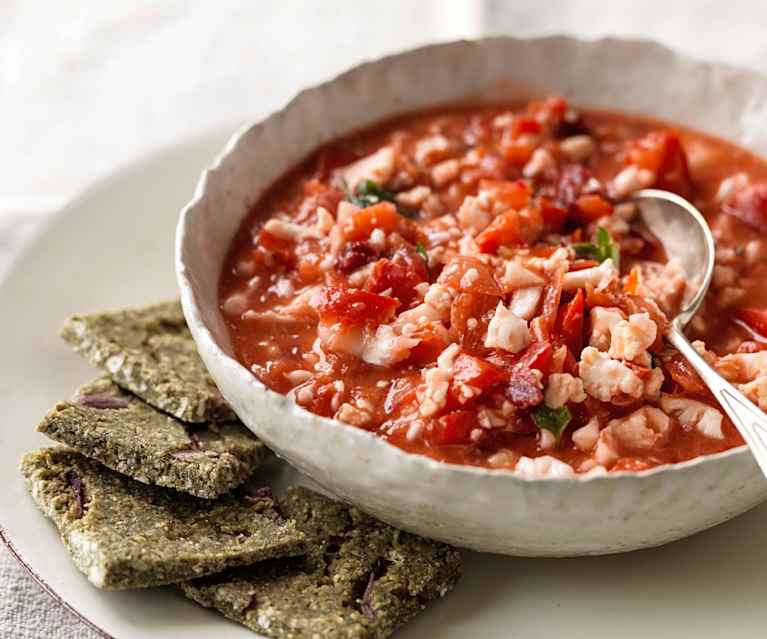 Zuppetta di pomodoro e peperone