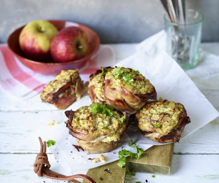 Apfel-Speck-Muffins