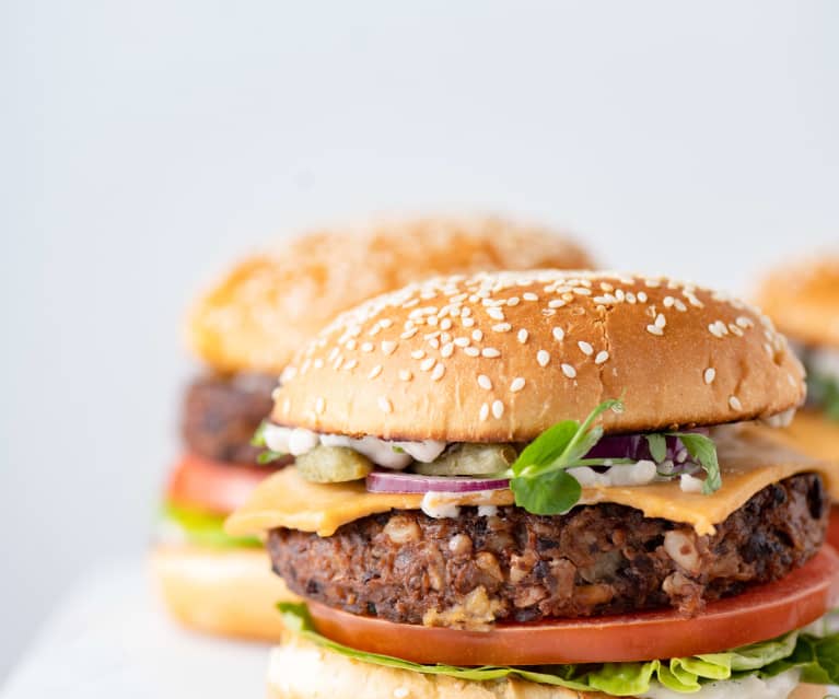 Vegan cheeseburgers