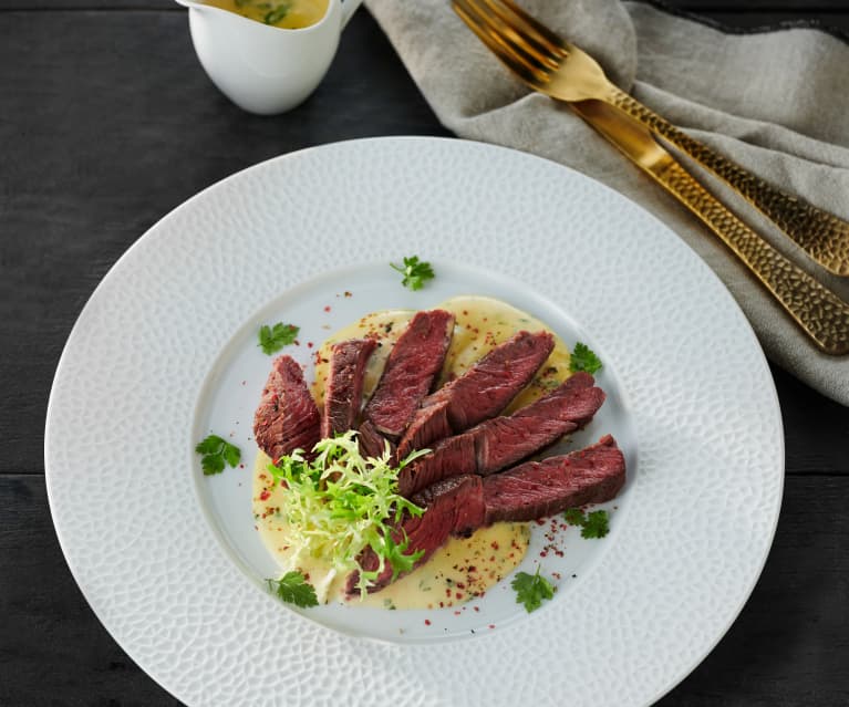 Rib Eye mit Béarnaise