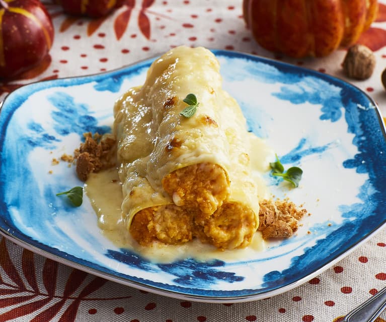 Cannelloni alla zucca e provola