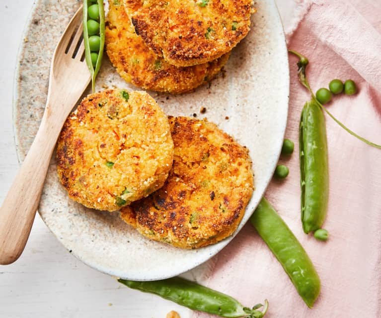 Galettes de légumes et poulet