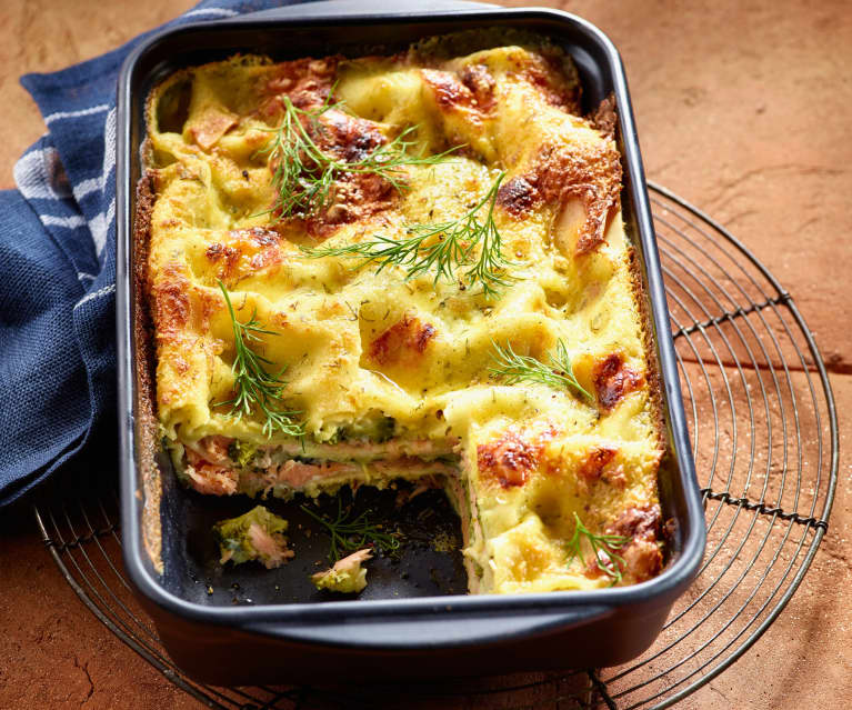 Brokkoli-Lachs-Lasagne - Cookidoo® – das offizielle Thermomix®-Rezept ...