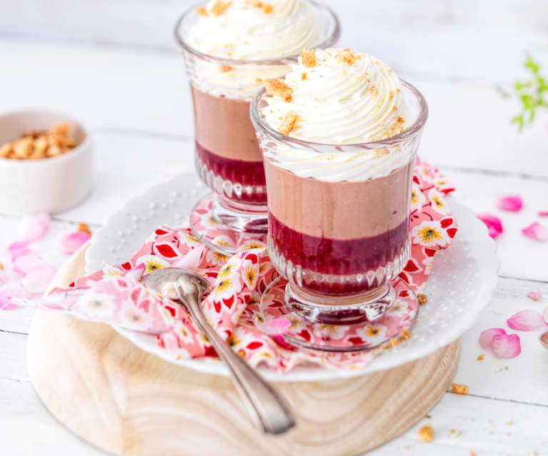 Verrine Chocolat Au Lait Cerise Cookidoo The Official Thermomix Recipe Platform