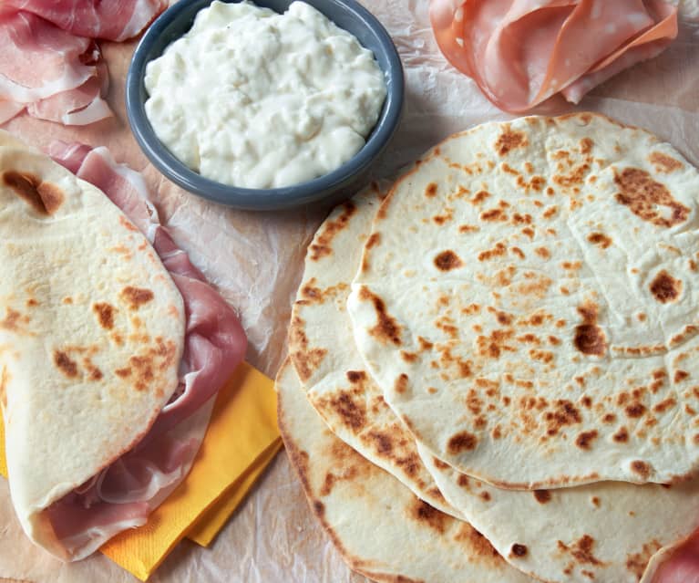 Piadina con esubero di lievito madre