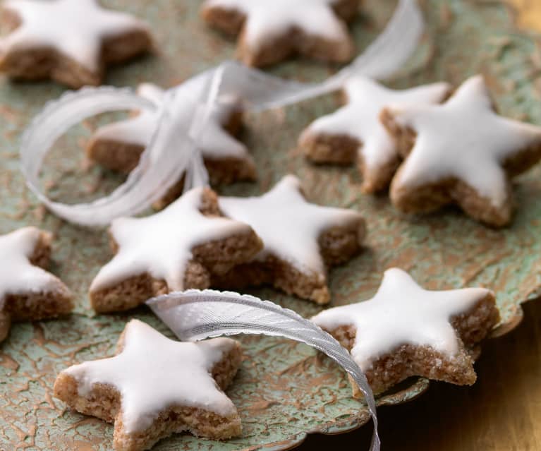 German cinnamon stars (Zimtsterne)