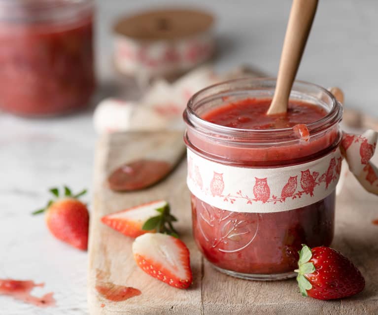 Chutney de fresas con pimienta verde