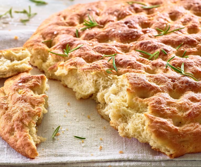 Focaccia mit Rosmarin