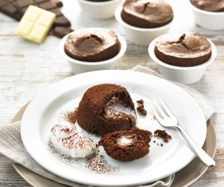 Soufflè ai due cioccolati - Cookidoo® – the official Thermomix