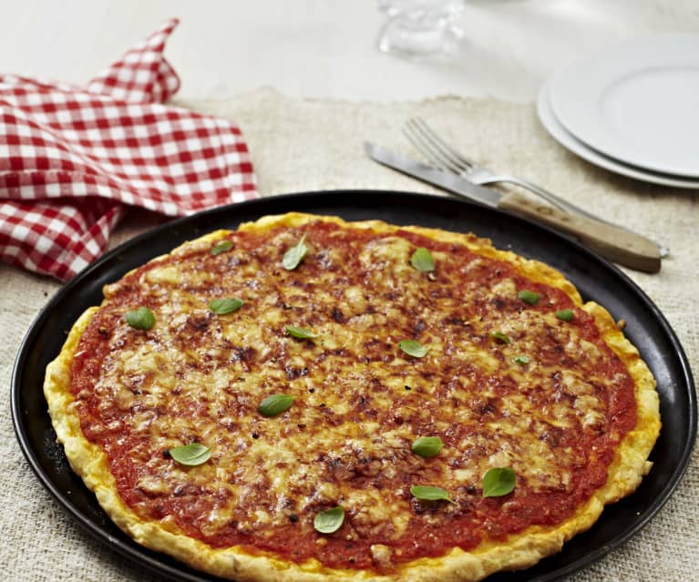 Pizza con masa de patata (sin gluten)