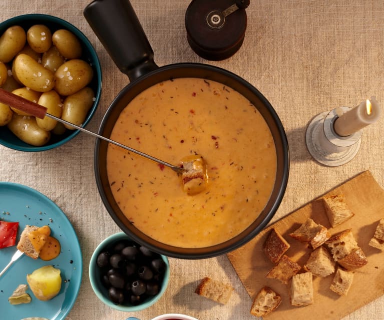 Käsefondue (mediterran)