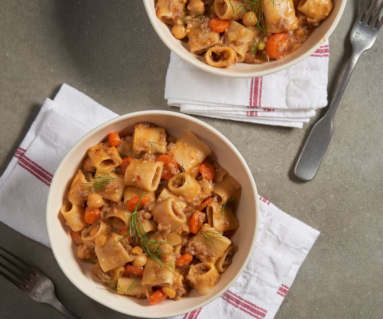 Fennel and Sausage with Rigatoni Pasta