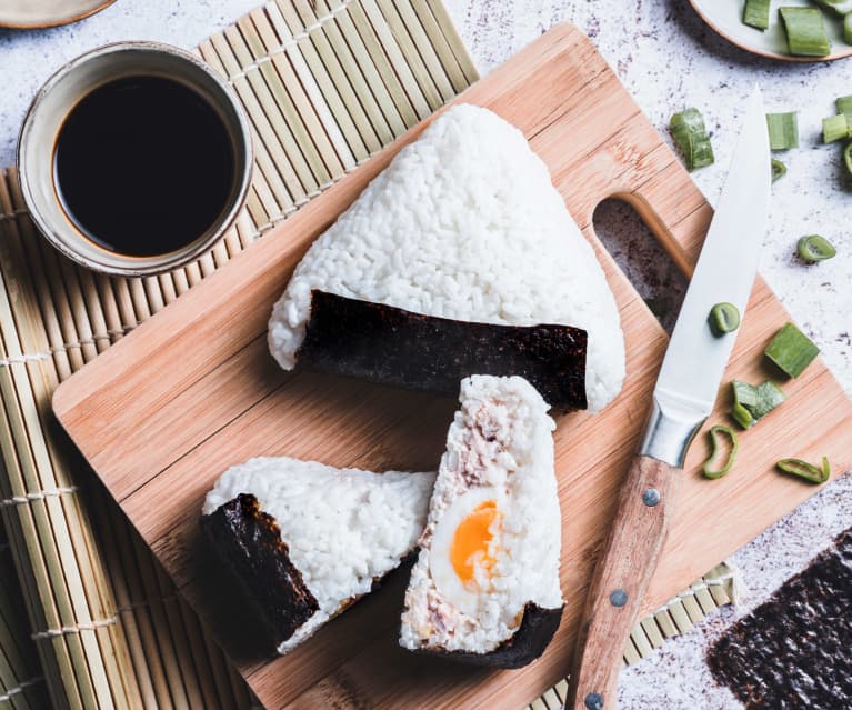 Onigiri aux thon et fromage frais - Cookidoo® – the official