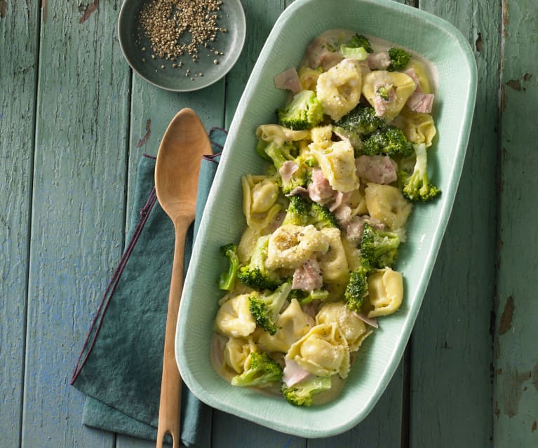 Tortellini mit Brokkoli-Sahne-Sauce