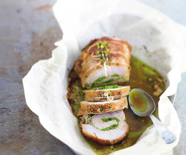 Pork Roast with Pistachio stuffing