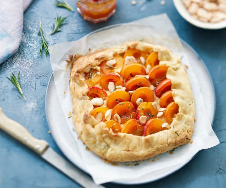 Tarte aux abricots et aux amandes