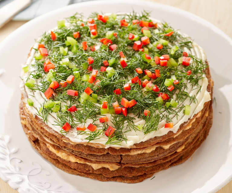 Gemüse-Leber-Torte