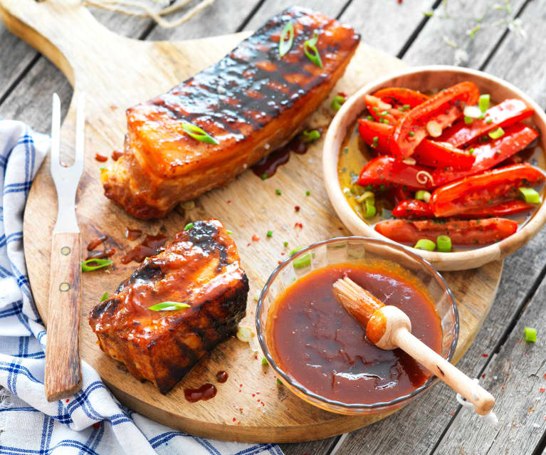 Marinade sauce BBQ (pour travers de porc)