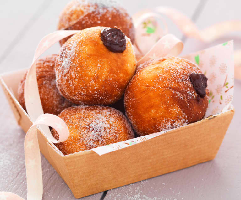 Beignets fourrés chocolat ou confiture