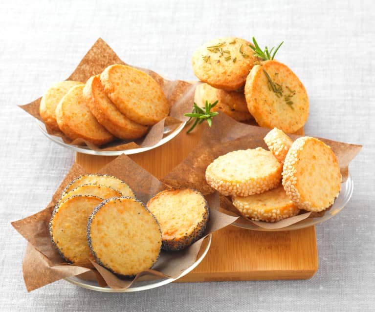 Recette : Sablés apéritif au parmesan et graines