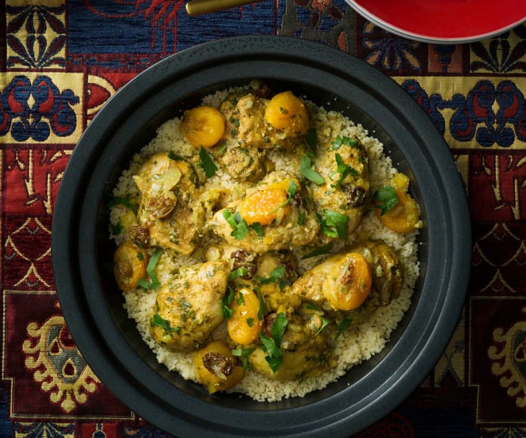 Moroccan chicken with couscous