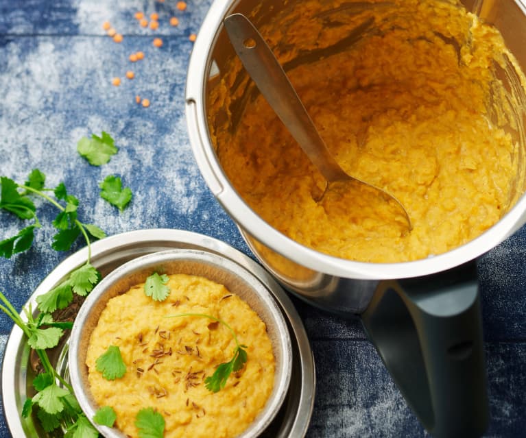 Tartinade de lentilles à l'indienne