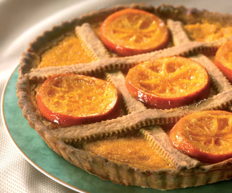 Crostata di carote e arance