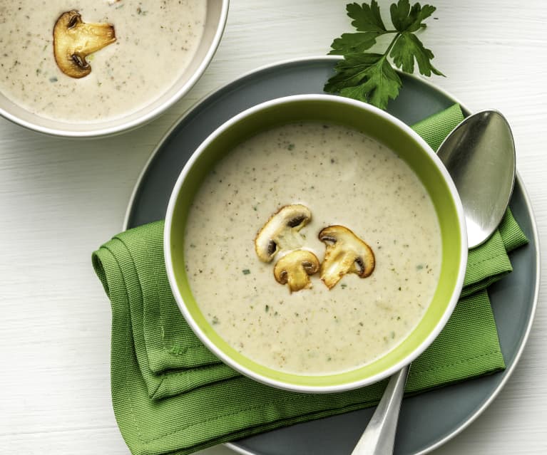 Creamy mushroom soup