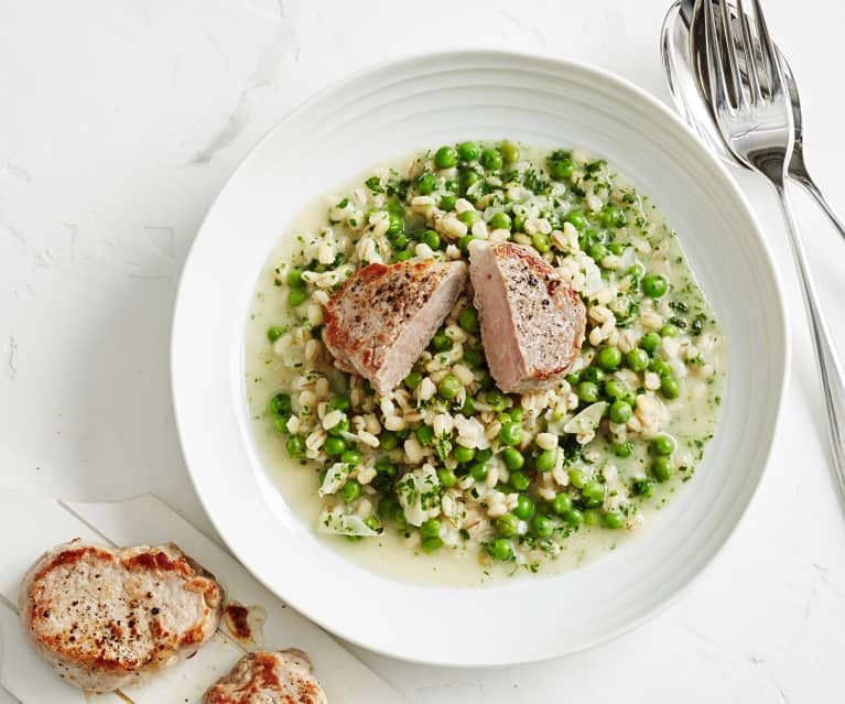 Graupen-Erbsen-Risotto