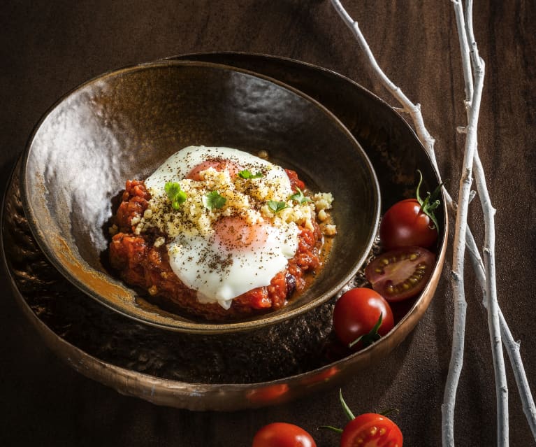 Shakshuka mit Ziegenkäse