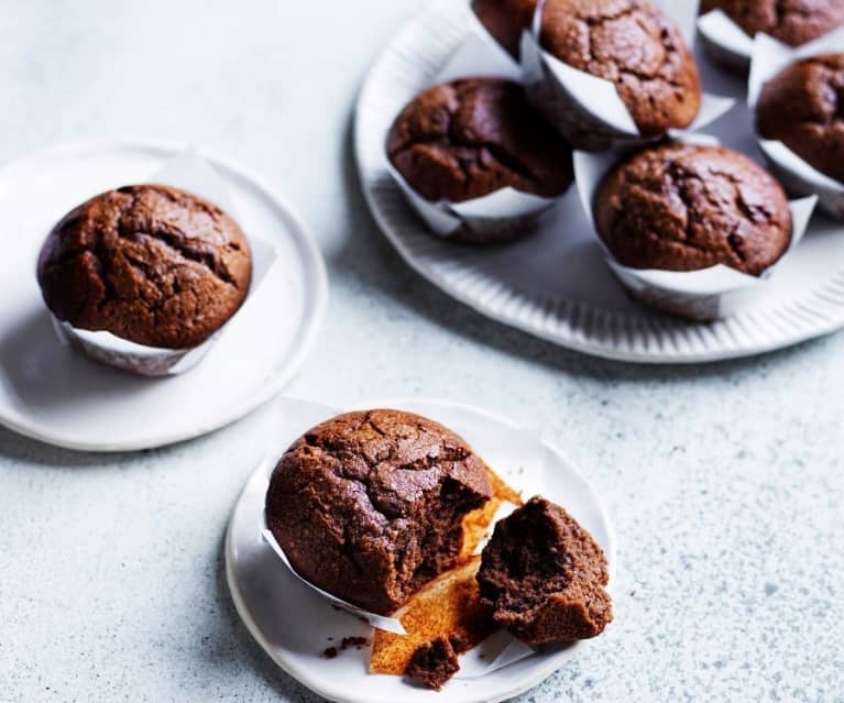 Chocolate mud muffins (gut health)