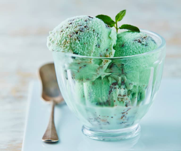 Helado de choco menta