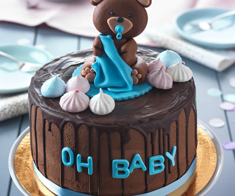 Schoko Drip Cake mit Ganache und Amarenakirschen