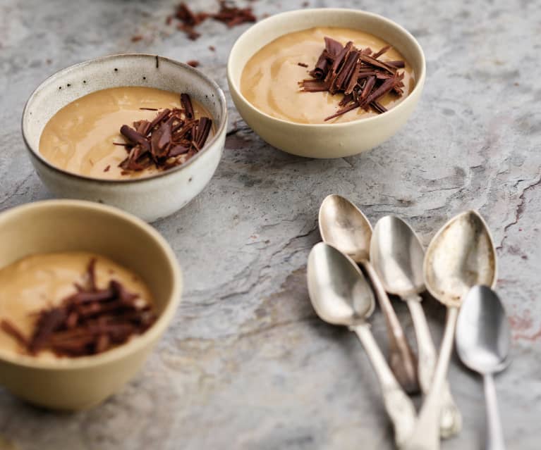 Mousse de café e leite condensado