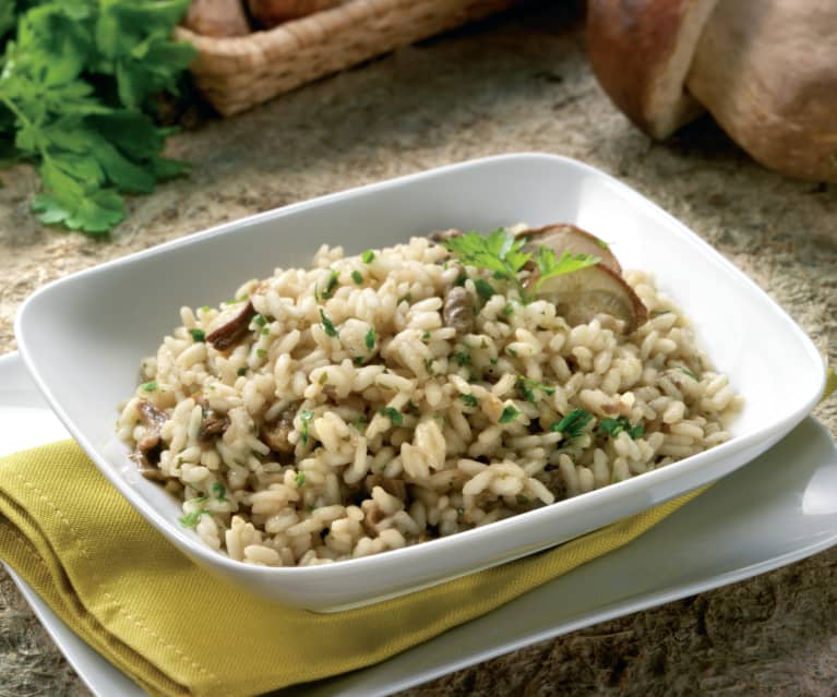 Risotto z grzybami bez alergenów