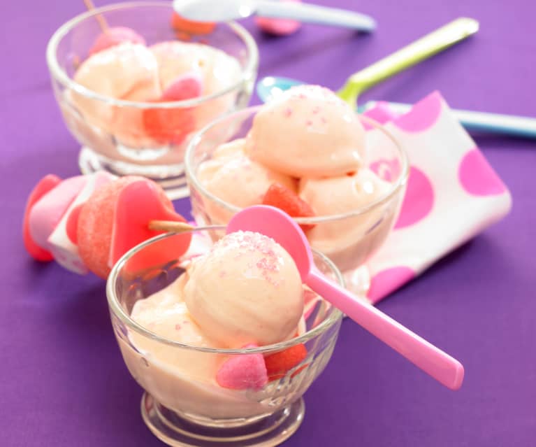 Sorbetto alle caramelle fragoline