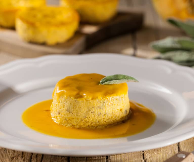 Soufflé alla salsiccia e zucca