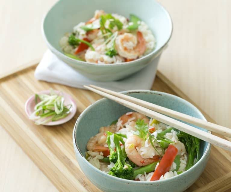 Prawn stir-fry