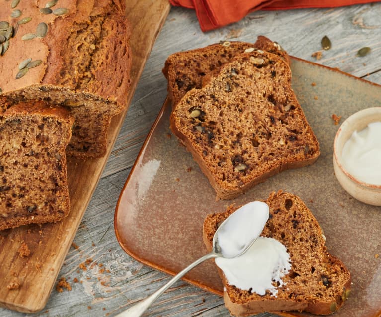 Pumpkin banana bread