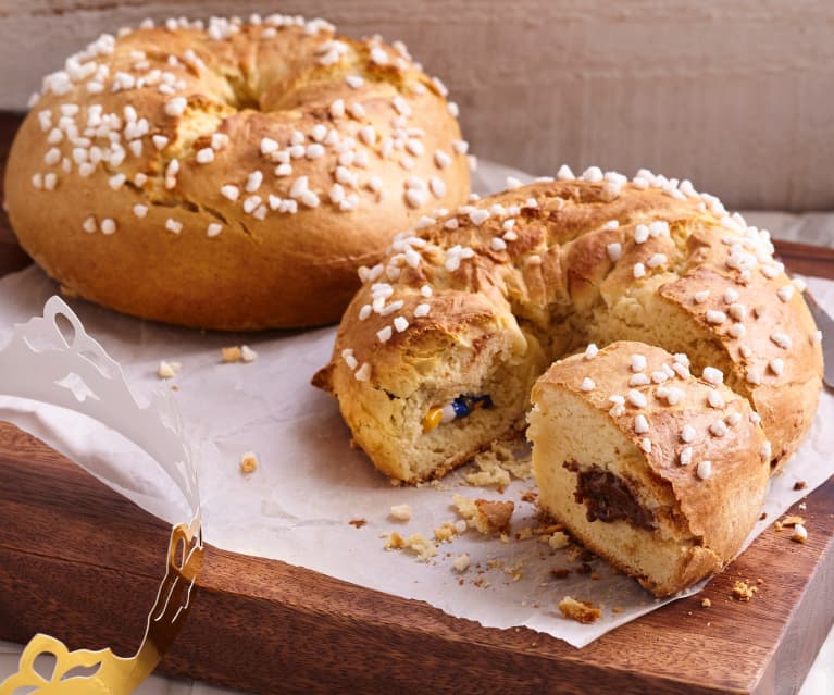 Recette Couronne des rois au sucre perlé