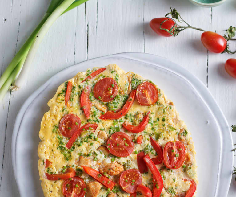 Frittata de pollo